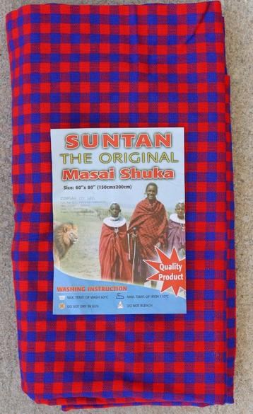 Maasai (Masai) Shuka /omslagdoek - deken beschikbaar voor biedingen
