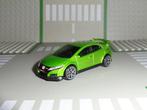 Hot Wheels - 2016 Honda Civic Type-R (groen) 1:64, Ophalen of Verzenden, Nieuw, Auto