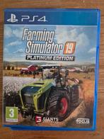 Farming Simulator 19 Platinum Edition PS4, Spelcomputers en Games, Online, 1 speler, Ophalen of Verzenden, Zo goed als nieuw