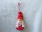 Vintage Zweedse kerstboomhanger kerstman jultomte hout stof, Diversen, Kerst, Ophalen of Verzenden, Zo goed als nieuw