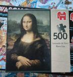 Jumbo, Mona Lisa 500 stukjes., Hobby en Vrije tijd, Denksport en Puzzels, Ophalen of Verzenden, 500 t/m 1500 stukjes, Zo goed als nieuw