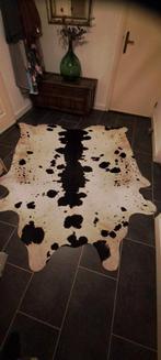 Zwart-wit koeienhuid kleed, Ophalen, Gebruikt, 150 tot 200 cm, Wit