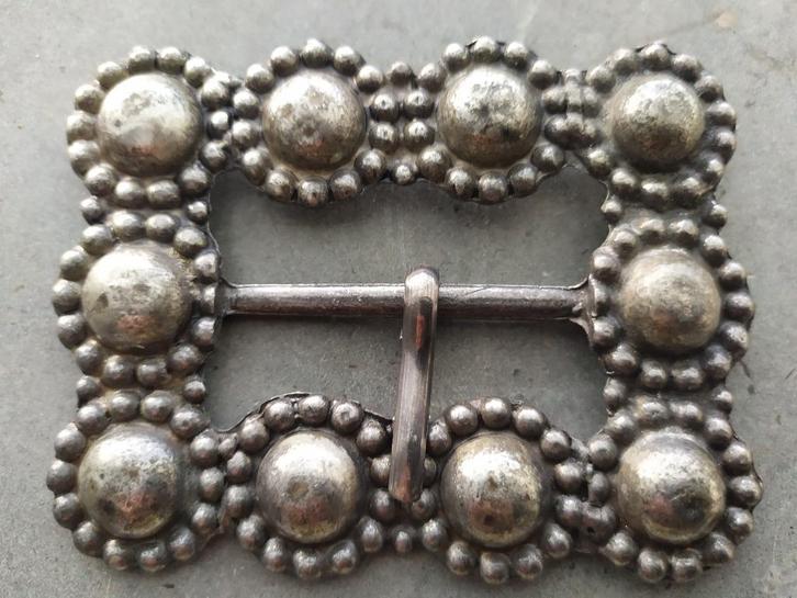 Antieke tinnen gesp, Antiek en Kunst, Antiek | Tin, Ophalen of Verzenden