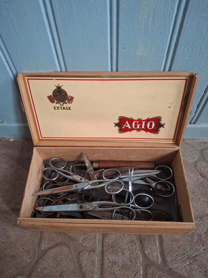 Leuke lot van diverse scharen uit Frankrijk, Antiek en Kunst, Antiek | Gereedschap en Instrumenten, Ophalen of Verzenden