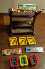 Playmobil 3296 Marktkraam + bierkratten, Ophalen of Verzenden, Gebruikt, Complete set