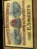 Te koop reclamebord Gulpener/Smeets, Verzamelen, Merken en Reclamevoorwerpen, Ophalen, Gebruikt, Reclamebord