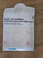 Borduren tafelkleed, Ophalen of Verzenden, Nieuw, Handborduren, Borduurpakket
