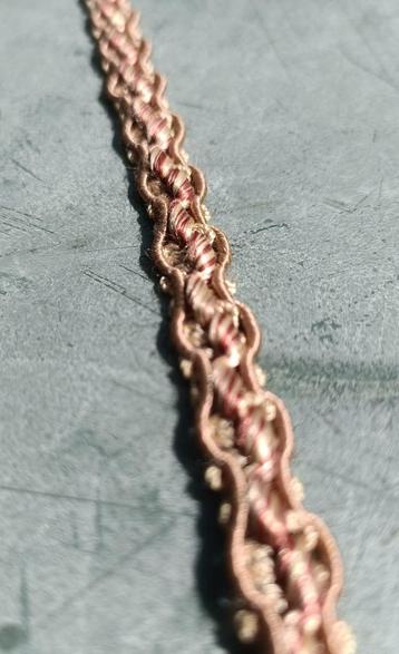 Vintage fournituren sierband roze goud 8 mm (SF3) beschikbaar voor biedingen