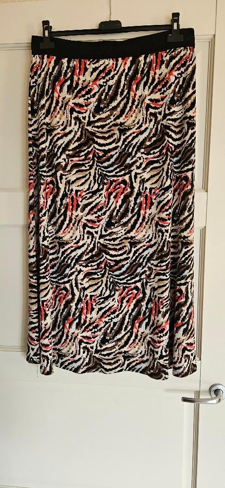 Andcowoman &co woman lange rok maat XL zwart rood beige, Kleding | Dames, Rokken, Zwart, Maat 46/48 (XL) of groter, &Co Woman