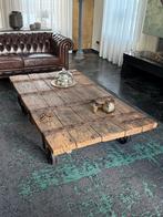 Rustieke salontafel oude staldeur - 100x175 cm, Ophalen, Gebruikt, 50 tot 100 cm, 150 tot 200 cm