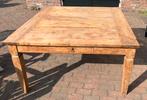 Teak houten eettafel vierkant 140 * 140, Huis en Inrichting, Tafels | Eettafels, Ophalen, Gebruikt, 100 tot 150 cm, Vierkant