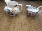 2 Engelse melk kannen en een set van suiker en melk pot, Huis en Inrichting, Keuken | Servies, Gebruikt, Overige typen, Ophalen of Verzenden