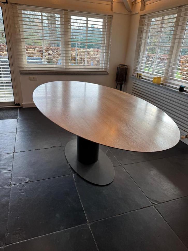 Bert Plantagie ovale tafel, Huis en Inrichting, Tafels | Eettafels, Zo goed als nieuw, 100 tot 150 cm, 200 cm of meer, Ovaal, Ophalen of Verzenden