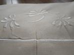Origineel vintage NIEUW 2 geborduurd laken set 200x275 (AO2), Ophalen of Verzenden, Nieuw, Tweepersoons, Wit