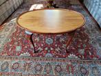 Antieke mahonie coulissen tafel, Antiek en Kunst, Ophalen