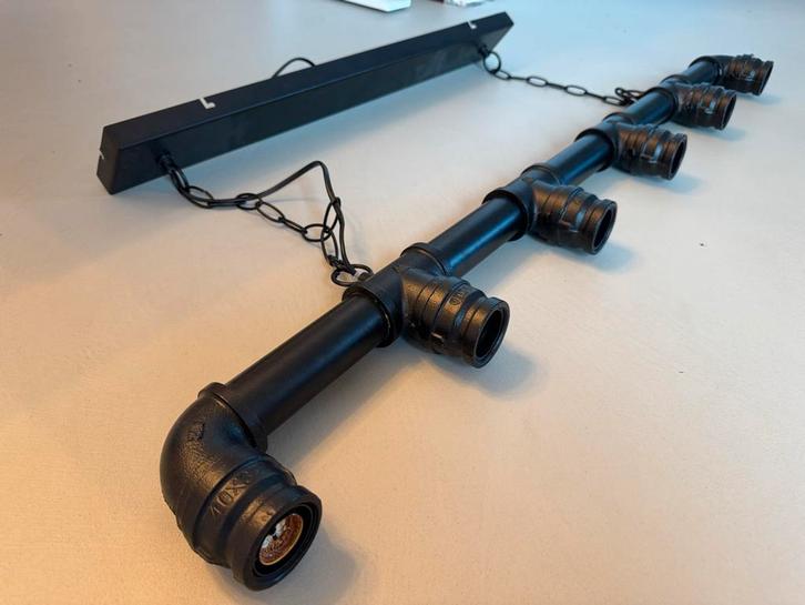 Industriële Lamp - Loods 5 Stijl, Huis en Inrichting, Lampen | Hanglampen, Zo goed als nieuw, Minder dan 50 cm, Metaal, Ophalen