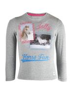Grijs Horka Dory shirt maat 86 98 104 en 116, Dieren en Toebehoren, Paardrijkleding, Kinderen, Dressuur, Nieuw, Ophalen of Verzenden