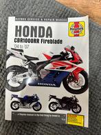 Werkplaats handboek Honda cbr 1000rr, Motoren, Handleidingen en Instructieboekjes, Honda