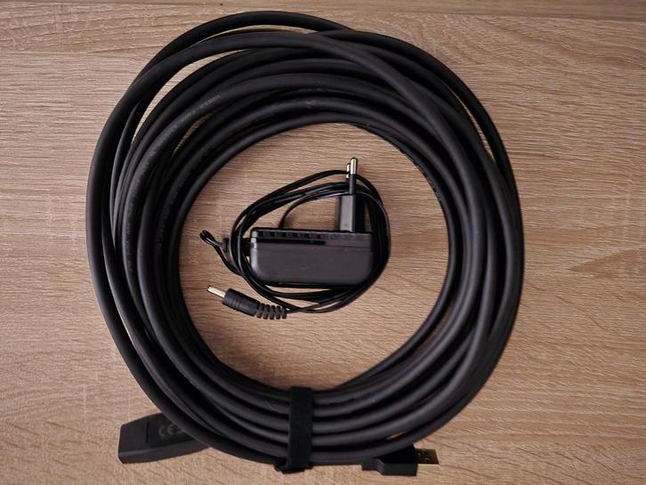 deleyCON 10m 10 Meter Actieve USB 3.0 Kabel, Computers en Software, Pc- en Netwerkkabels, Zo goed als nieuw, Ophalen of Verzenden