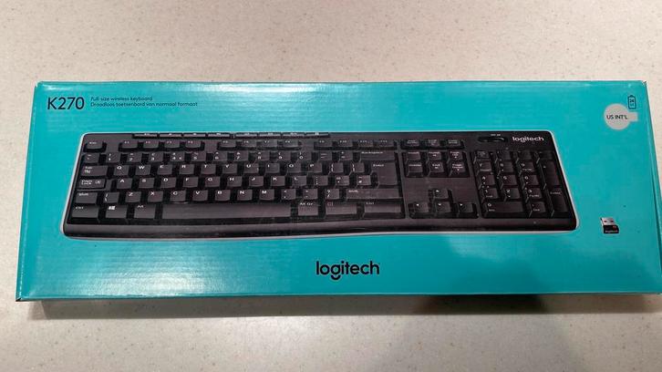 Logitech K270, Computers en Software, Toetsenborden, Nieuw, Qwerty, Ophalen