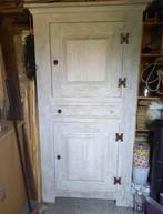 Zware Eiken Gewhite Waxte Kast, Huis en Inrichting, Kasten | Buffetkasten, Ophalen, Gebruikt, Eikenhout, 50 tot 100 cm