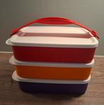 Tupperware click & go lunch trommels, Ophalen of Verzenden, Zo goed als nieuw, Overige typen