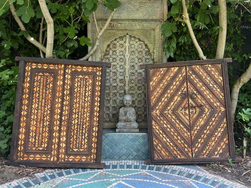 Marokkaans Arabische handwerk raam luik oosters, Huis en Inrichting, Woonaccessoires | Wanddecoraties, Zo goed als nieuw, Ophalen of Verzenden