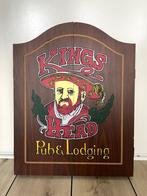 Dartbord kastje/cabinet, Sport en Fitness, Darts, Ophalen, Gebruikt, Dartbord