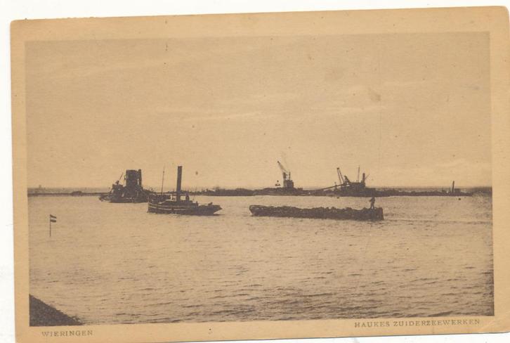 1182  Wieringen  Haukes Zuiderzeewerken, Verzamelen, Ansichtkaarten | Nederland, Ophalen of Verzenden