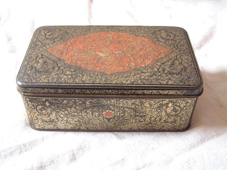 antiek blik Niemeijer's ster tabak erkend de beste, Verzamelen, Blikken, Gebruikt, Overige, Ophalen of Verzenden