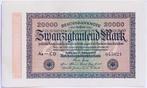 Duitsland 20.000 mark 1923 ~  P85e      - Ros.84i, Postzegels en Munten, Los biljet, Duitsland, Verzenden