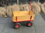 Houten bolderkar met rode wielen, Kinderen en Baby's, Ophalen, Gebruikt