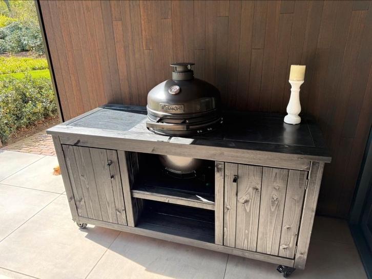 Kamado buitenkeuken Douglas | Green Egg / The Bastard, Tuin en Terras, Buitenkeukens, Nieuw, Houtskool, Ophalen