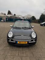 Mini 1.6 16V Cooper 2004 Zwart, Auto's, Voorwielaandrijving, 15 km/l, Beige, 4 cilinders
