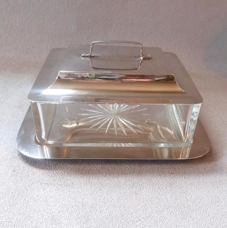 Engels zilveren boterschaal, Antiek en Kunst, Antiek | Goud en Zilver, Zilver, Ophalen of Verzenden