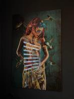 Glasschilderij, Huis en Inrichting, Woonaccessoires | Schilderijen, Tekeningen en Foto's, Gebruikt, Ophalen of Verzenden, Schilderij