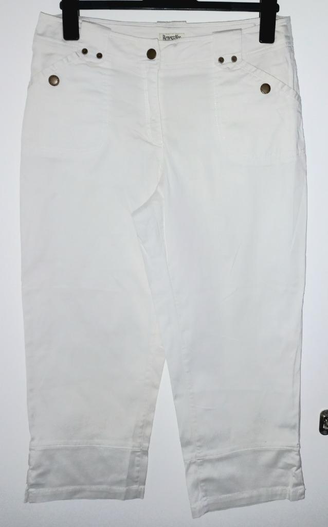 Boysen's zomer broek maat 42, Kleding | Dames, Broeken en Pantalons, Zo goed als nieuw, Maat 42/44 (L), Wit, Driekwart, Ophalen of Verzenden