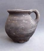 14 de eeuw Middeleeuwse Grape Kookpot Reducerend Aardewerk, Ophalen of Verzenden