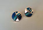 Vintage Cloisonné Clip Oorbellen, Sieraden, Tassen en Uiterlijk, Oorbellen, Verzenden