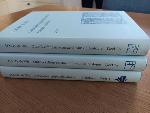 H. de Wit - Ontwikkelingsgeschiedenis van de Biologie 3 dln, Boeken, Wetenschap, Zo goed als nieuw, Natuurwetenschap, Ophalen of Verzenden