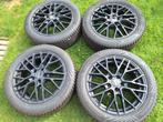 Matt zwarte carmani velgen 16 inch, Ophalen, Gebruikt, 16 inch, Banden en Velgen
