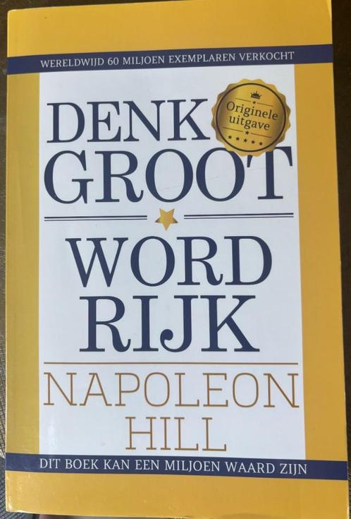 Denk groot & word rijk, Boeken, Advies, Hulp en Training, Gelezen, Ophalen of Verzenden