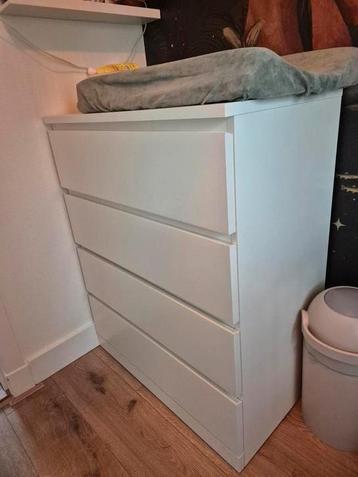 IKEA ladekast Malm kleur wit beschikbaar voor biedingen