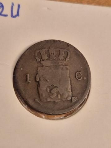 1 Cent 1822 Willem I - Utrecht beschikbaar voor biedingen