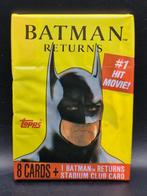 Batman returns 1991 topps 8 cards pack, Verzenden, Gebruikt, Meerdere kaarten