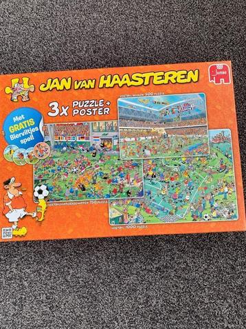 Jan van Haasteren puzzeldoos met 3 puzzels beschikbaar voor biedingen