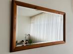 Spiegel met houten sierlijst, Huis en Inrichting, Woonaccessoires | Spiegels, Ophalen, Zo goed als nieuw, Rechthoekig, Minder dan 100 cm