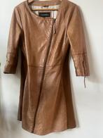 Transmission Leren Jurkje/Jasje Maat L - Vintage Look, Kleding | Dames, Bruin, Maat 42/44 (L), Ophalen of Verzenden, Zo goed als nieuw