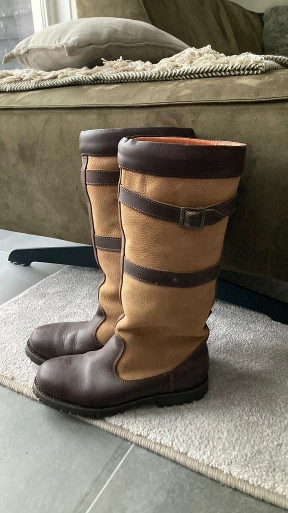 Human Nature laarzen maat 38 alleen ophalen, Kleding | Dames, Schoenen, Ophalen, Zo goed als nieuw, Bruin, Hoge laarzen