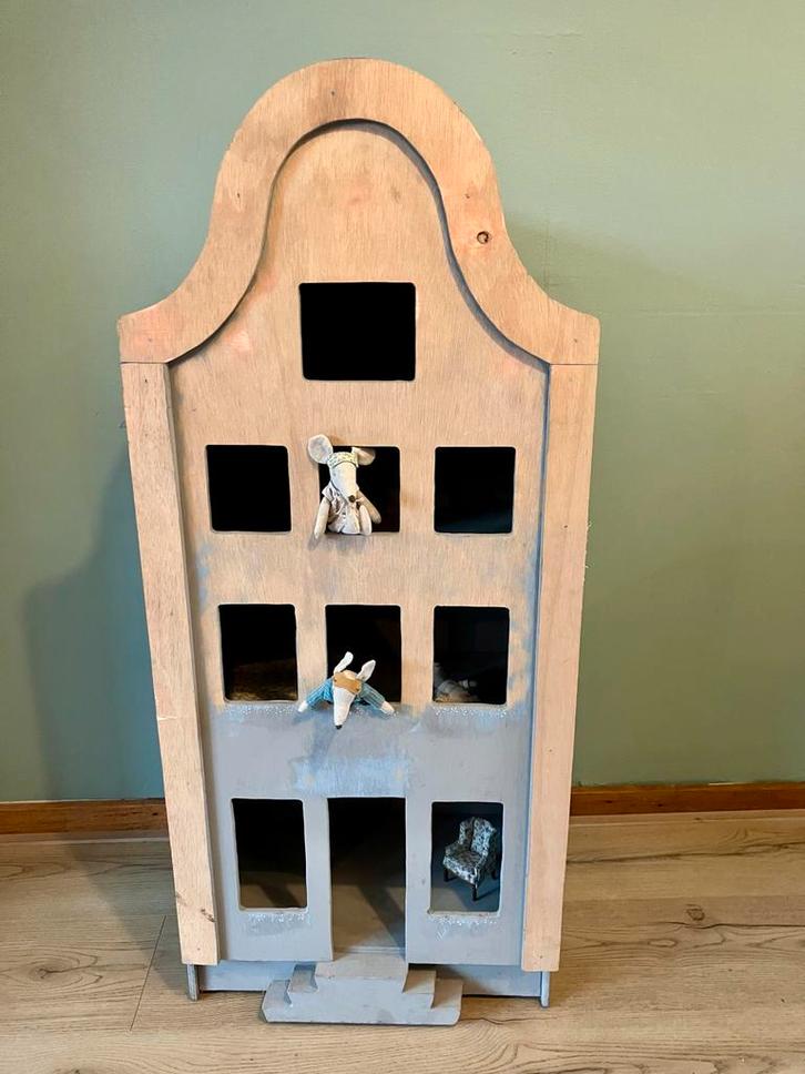 Poppenhuis voor Maileg of andere poppetjes, Kinderen en Baby's, Speelgoed | Poppenhuizen, Gebruikt, Poppenhuis, Ophalen